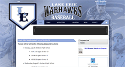 Desktop Screenshot of lakeeriewarhawks.com
